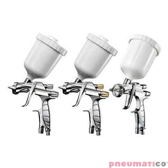 Pistolet lakierniczy Iwata WS-400 EVO CLEAR z górnym zbiornikiem - dysza 1,5 mm HD EVO PRO KIT