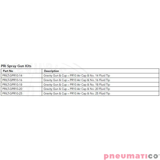 Pistolet lakierniczy DeVilbiss PRi Pro Lite z górnym zbiornikiem Pistolet lakierniczy DeVilbiss PRi Pro Lite z górnym zbiornikiem