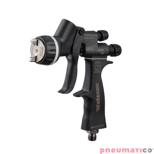 Pistolet lakierniczy WALCOM Genesi Carbonio HTE z górnym zbiornikiem 1,3 mm Pistolet lakierniczy WALCOM Genesi Carbonio HTE z górnym zbiornikiem 1,3 mm
