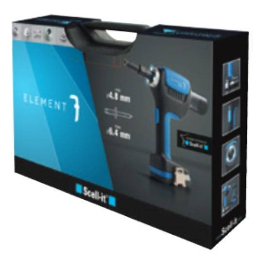 Nitownica akumulatorowa do nitów strukturalnych Hyperbolt/Superbolt ø4,8-6,4 Scell-it E-7 Element 7 (2 baterie) KIT4 Nitownica akumulatorowa do nitów strukturalnych Hyperbolt/Superbolt ø4,8-6,4 Scell-it E-7 Element 7 (2 baterie) KIT4