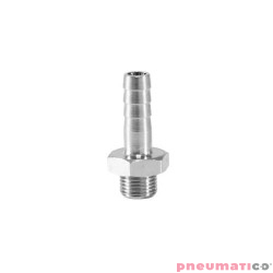 Złącze na wąż 14mm gw. zew. 1/4"