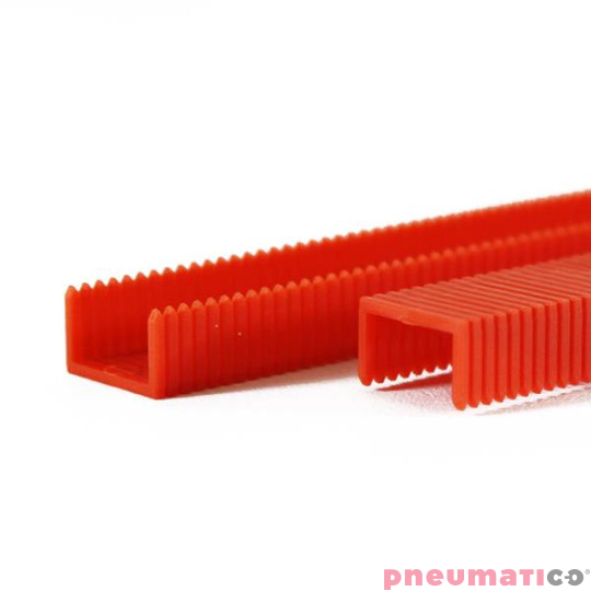 Zszywka plastikowa PNEUMATICO 81P czerwona 8mm 1op.-4200szt.