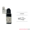 Zawór elektropneumatyczny 3/2 sterowany jednostronnie TEKMA TG-2311-06--DC24V NC 1/8" 24VDC Zawór elektropneumatyczny 3/2 sterowany jednostronnie TEKMA TG-2311-06--DC24V NC 1/8" 24VDC