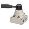 Zawór ręczny z dźwignią TEKMA 4/3 G1/2" centralnie odcięty TG-34-S15 Zawór ręczny z dźwignią TEKMA 4/3 G1/2" centralnie odcięty TG-34-S15