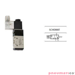 Zawór elektropneumatyczny TEKMA jednostronny monostabilny 3/2 3/8" NC 220VAC TG-2331-10-AC220