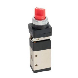 Zawór ręczny typu pokrętło TEKMA G-322TB 3/2 NC G1/4"