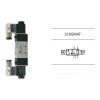 Zawór elektropneumatyczny TEKMA dwustronny, bistabilny z elementem ręcznego przesterowania 5/2 1/4" TG-2522-08 NC 220VAC Zawór elektropneumatyczny TEKMA dwustronny, bistabilny z elementem ręcznego przesterowania 5/2 1/4" TG-2522-08 NC 220VAC
