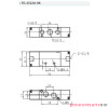 Zawór pneumatyczny dwustronny bistabilny 5/2 TEKMA TG-2522A-08 G1/4" Zawór pneumatyczny dwustronny bistabilny 5/2 TEKMA TG-2522A-08 G1/4"