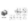 Siłownik profilowy ISO21287 1540 PNEUMAX Ø 25 skok 100 1540.25.0100.02.1 Siłownik profilowy ISO21287 1540 PNEUMAX Ø 25 skok 100 1540.25.0100.02.1