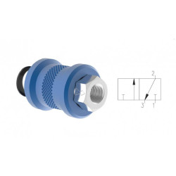 Zawór ręczny suwakowy 3/2 SVBF14 1/4" RQS