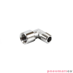 Kolanko z gwintem zewnętrznym i wewnętrznym 1/8" RQS WAI18K