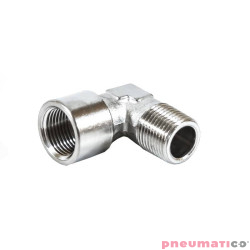 Kolanko z gwintem zewnętrznym i wewnętrznym 3/8" RQS WAI38K