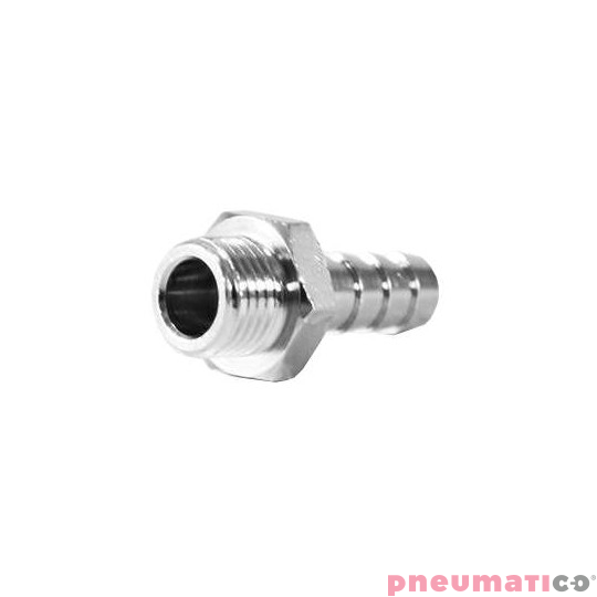 Złącze na wąż 6 mm gw. zew. 1/4" RQS GT1406 Złącze na wąż 6 mm gw. zew. 1/4" RQS GT1406