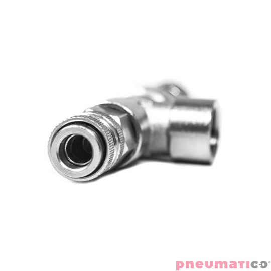 Szybkozłącze żeńskie ze sprężyną na przewód 10x65mm Szybkozłącze żeńskie ze sprężyną na przewód 10x65mm