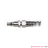 Złącze męskie ze sprężyną na przewód 12x8mm Złącze męskie ze sprężyną na przewód 12x8mm