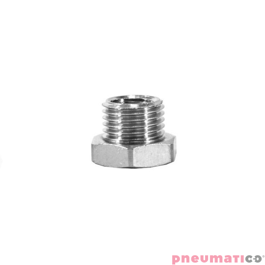 Redukcja 1/4" gw.zewn. 1/8" gw. wewn.