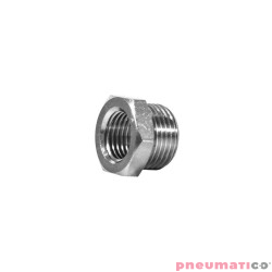 Redukcja 3/8" gw.zewn. 1/4" gw. wewn.