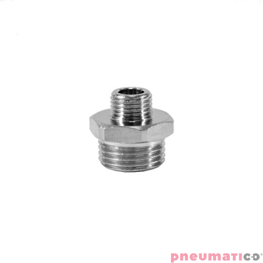 Nypel redukcyjny gw.zew. 1/4" - 1/2" Nypel redukcyjny gw.zew. 1/4" - 1/2"