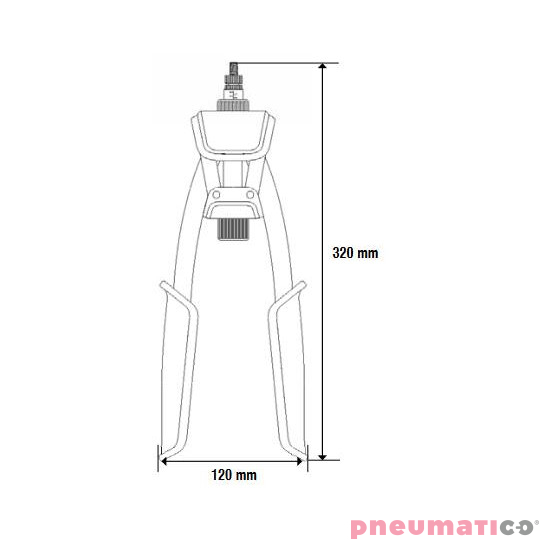 Dwuręczne narzędzie do nitonakrętek Scell-it N200 M3-M8 Dwuręczne narzędzie do nitonakrętek Scell-it N200 M3-M8