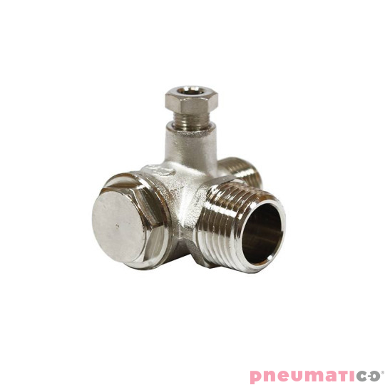 Zawór zwrotny 1/2" GZ x 3/8" GZ VR1238 Quetti Luigi Zawór zwrotny 1/2" GZ x 3/8" GZ VR1238 Quetti Luigi