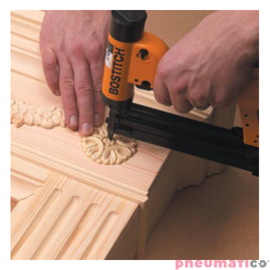 Sztyfciarka bezłebkowa pneumatyczna TU-216-2330K-E Stanley - Bostitch 0.64mm + SZTYFTY BEZŁEBKOWY STANLEY BOSTITCH 6/30 1OP.-10.000SZT