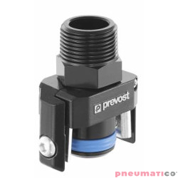 Złączka aluminiowa prosta ze stożkowym gwintem zewnętrznym G3/4 PPS SQMM Prevost PPSSQMM2527