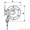 Zwijadło stalowe do sprężonego powietrza 10x14mm G3/8M 2500cm PREVOST DVO1025ES Zwijadło stalowe do sprężonego powietrza 10x14mm G3/8M 2500cm PREVOST DVO1025ES