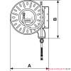 Zwijadło stalowe do wody 16x24mm G1/2M 2500cm PREVOST DLO1625LS Zwijadło stalowe do wody 16x24mm G1/2M 2500cm PREVOST DLO1625LS
