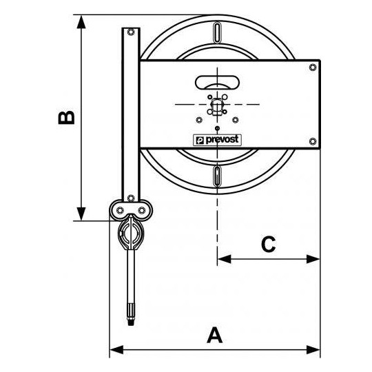 Zwijadło stalowe do smaru 6.3x15.5mm G1/4F 1500cm PREVOST DMO0615GR Zwijadło stalowe do smaru 6.3x15.5mm G1/4F 1500cm PREVOST DMO0615GR