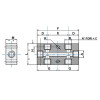 Listwa rozdzielająca aluminiowa obustronna PNEUMAX kolektor RIPUC15122 2-1/4” 4-1/8” Listwa rozdzielająca aluminiowa obustronna PNEUMAX kolektor RIPUC15122 2-1/4” 4-1/8”