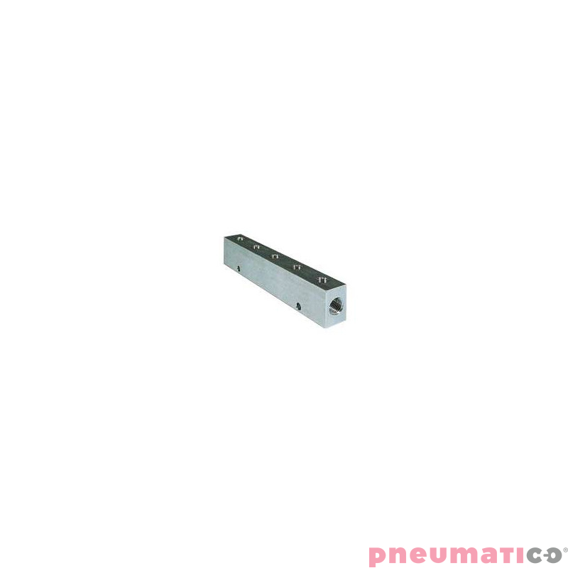 Listwa rozdzielająca aluminiowa jednostronna PNEUMAX kolektor RIPUL1512 2-1/4” 2-1/8”