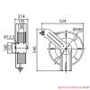 Zwijadło pneumatyczne 808 13x19mm 20m RQS RD-E808204 Zwijadło pneumatyczne 808 13x19mm 20m RQS RD-E808204