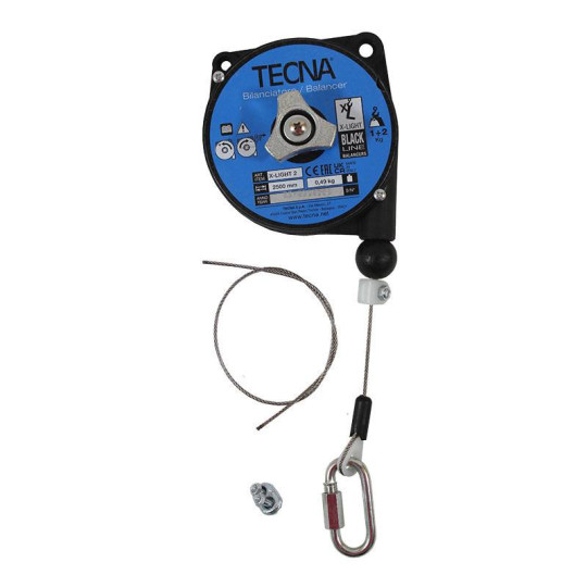 Balanser linkowy X-LIGHT.0,5 TECNA 0,2-0,5 kg 2500mm Balanser linkowy X-LIGHT.0,5 TECNA 0,2-0,5 kg 2500mm