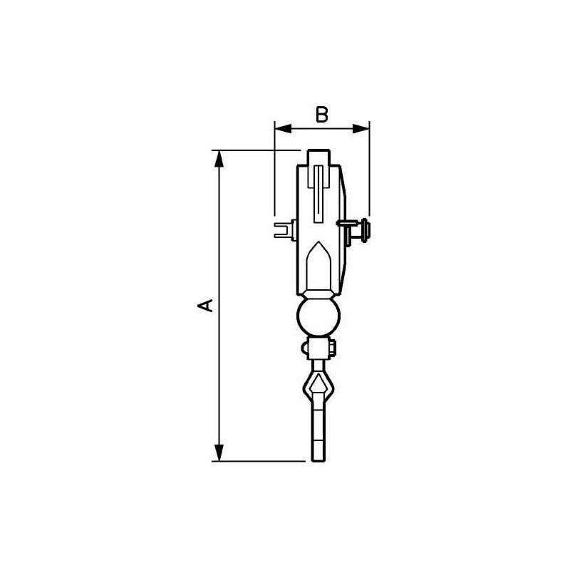 Balanser linkowy z hamulcem PREVOST BAL80100CP 8-10kg 2500mm Balanser linkowy z hamulcem PREVOST BAL80100CP 8-10kg 2500mm