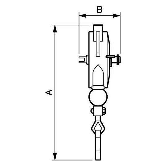 Balanser linkowy z hamulcem PREVOST BAL80100CP 8-10kg 2500mm Balanser linkowy z hamulcem PREVOST BAL80100CP 8-10kg 2500mm