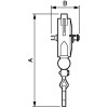 Balanser linkowy z hamulcem PREVOST BAL80100CP 8-10kg 2500mm Balanser linkowy z hamulcem PREVOST BAL80100CP 8-10kg 2500mm
