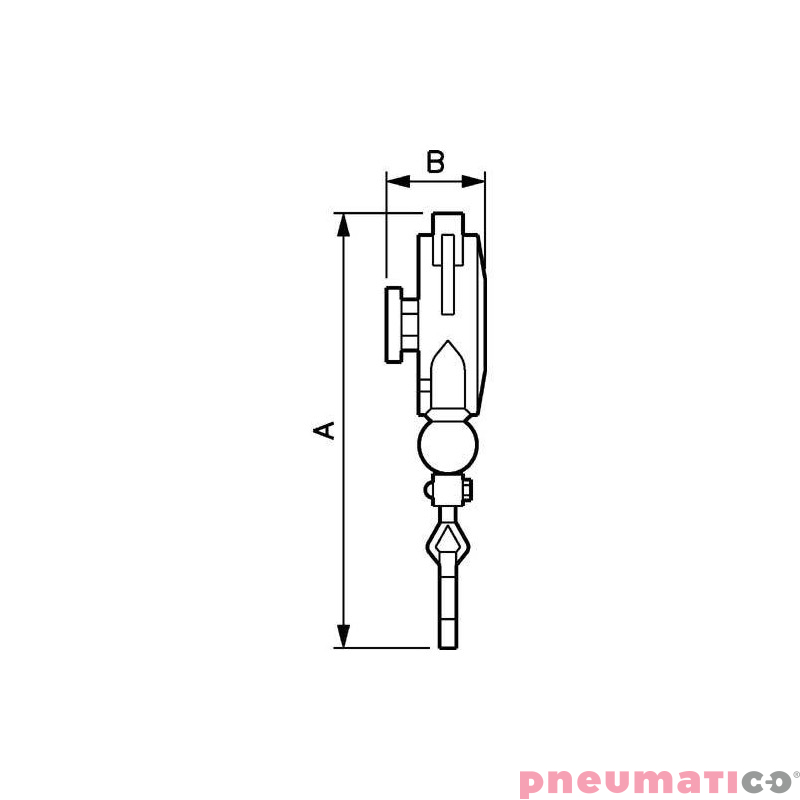 Balanser linkowy PREVOST BAL1020A 1-2kg 1600mm Balanser linkowy PREVOST BAL1020A 1-2kg 1600mm