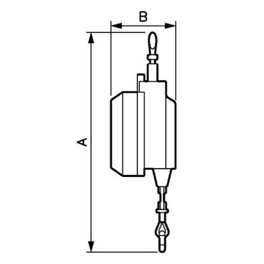 Balanser linkowy z hamulcem PREVOST BAL180220DP 18-22kg 2000mm Balanser linkowy z hamulcem PREVOST BAL180220DP 18-22kg 2000mm