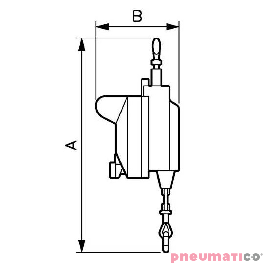 Balanser linkowy z hamulcem PREVOST BAL350450F 35-40kg 2000mm