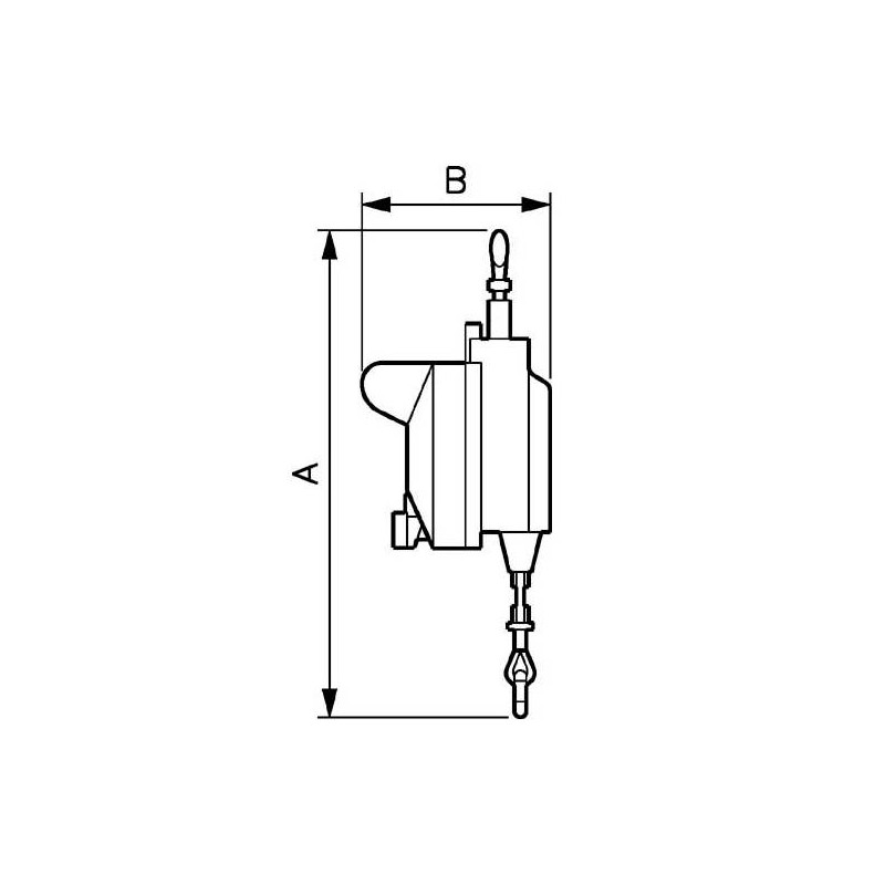 Balanser linkowy z hamulcem PREVOST BAL550650F 55-65kg 2000mm Balanser linkowy z hamulcem PREVOST BAL550650F 55-65kg 2000mm