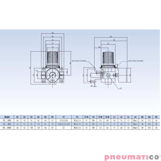 Reduktor RECTUS RQS OR-1-MAXI Reduktor RECTUS RQS OR-1-MAXI