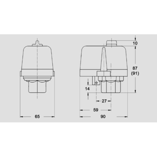 Wyłącznik ciśnieniowy CONDOR MDR 2/6 230 V do 22 kW Wyłącznik ciśnieniowy CONDOR MDR 2/6 230 V do 22 kW