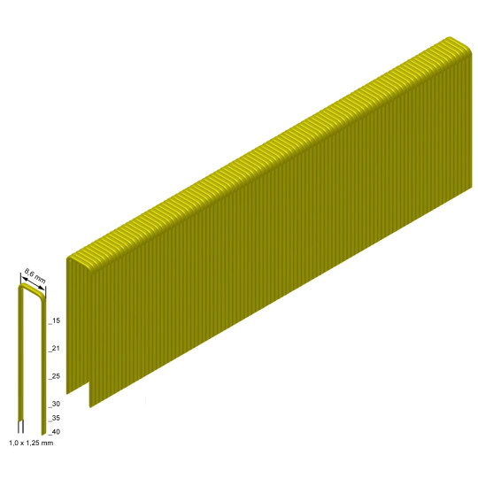 Zszywka typ H-40 stolarska 1op.- 4.800szt. Zszywka typ H-40 stolarska 1op.- 4.800szt.