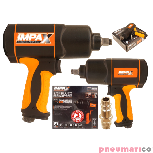 Klucz pneumatyczny IMPAX IMX800 1/2" 800Nm Klucz pneumatyczny IMPAX IMX800 1/2" 800Nm