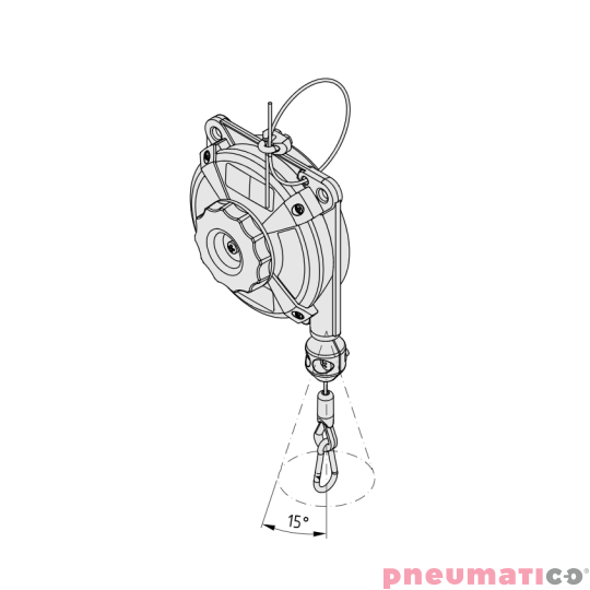 Balanser linkowy 631 ZECA 1-2kg 1600mm