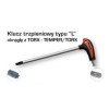 KLUCZ TORX Z RĘKOJEŚCIĄ TYPU ''L'' ASTA LAL-T55