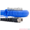 Wąż spiralny PU 5x8mm 3m z obrotową końcówką gw.zew. 1/4 PU08/030/DV Wąż spiralny PU 5x8mm 3m z obrotową końcówką gw.zew. 1/4 PU08/030/DV