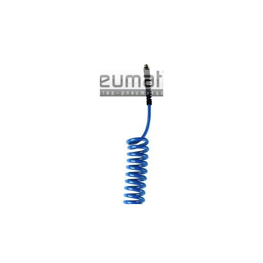 Wąż spiralny PU 5x8mm 75m z obrotową końcówką gw.zew. 1/4 PU08/075/DV Wąż spiralny PU 5x8mm 75m z obrotową końcówką gw.zew. 1/4 PU08/075/DV