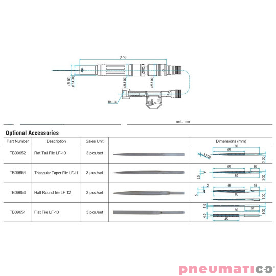 Pilnikarka pneumatyczna Nitto-Kohki SHL-40 Pilnikarka pneumatyczna Nitto-Kohki SHL-40