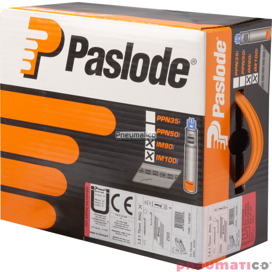 Gwoździe Paslode NFP 2.8/75 RS GALV IM90ci IM100ci 142019